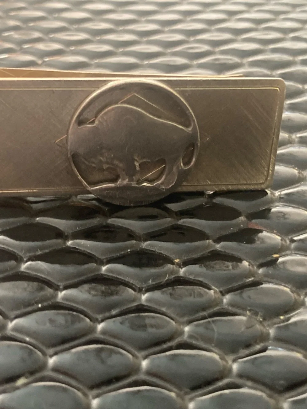Vintage Buffalo Nickel Cut-Out Money Clip Handmade Made in USA Western Americana